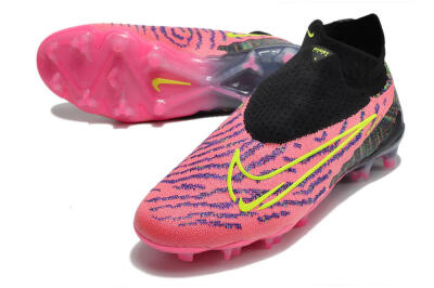 Nike Phantom GX Elite DF FG Football Boots - Pink/Rainbow