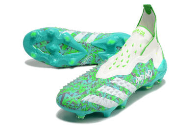 Adidas Predator Freak+ FG Football Boots - White/Green