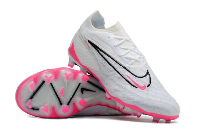 Nike Phantom GX Elite FG Football Boots - White/Pink/Black