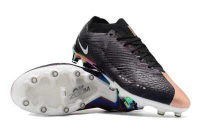 Nike Air Zoom Mercurial Vapor 15 Elite AG Football Boots - Black/White/Brown