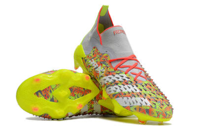 Adidas Predator Freak.1 FG Football Boots - Grey/Yellow/Orange