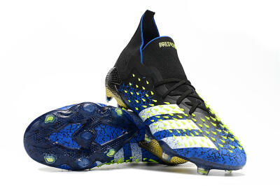 Adidas Predator Freak.1 FG Football Boots - Black/Blue/White