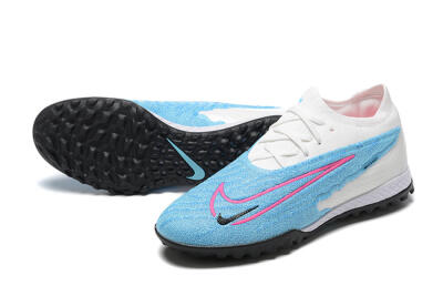 Nike Phantom GX Elite TF Football Shoes - Blue/White/Pink