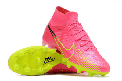 Nike Zoom Superfly 9 Elite SE AG Football Boots - Pink/Green