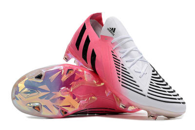 Adidas Predator Edge.1 FG Football Boots - White/Pink/Black