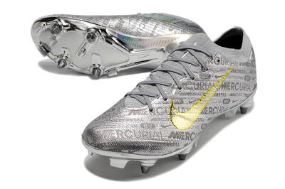 Nike Air Zoom Mercurial Vapor 15 Elite SG Football Boots - Silver/Gold