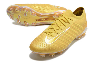 Nike Phantom Ultra Venom FG Football Boots - Gold/White