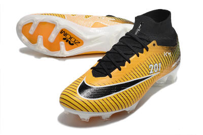 Nike Air Zoom Mercurial Superfly 9 Elite FG Football Boots - Yellow/Black/White