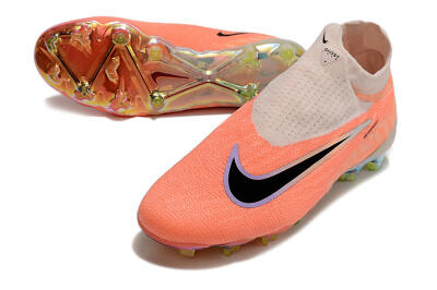 Nike Phantom GX Elite DF FG Football Boots - Orange/Black/Sliver