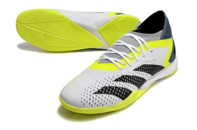 Adidas Predator Accuracy.3 IC Football Shoes - White/Black/Yellow