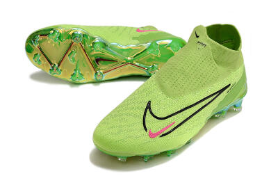 Nike Phantom GX Elite DF Link FG Football Boots - Green/Black/Red