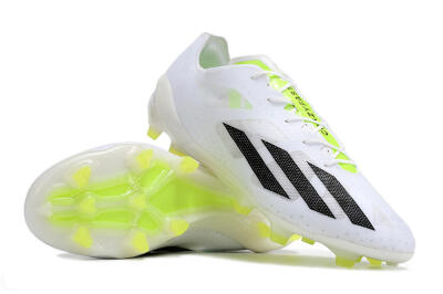 Adidas X Crazyfast.1 FG Football Boots - White/Black/Green