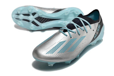 Adidas X Speedportal.1 FG Football Boots - Grey/Blue/Black