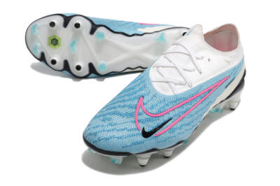 Nike Phantom GX Elite SG Football Boots - Blue/White/Pink