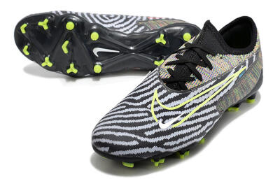 Nike React Phantom GX Academy FG Football Boots - Grey/Black/Yellow