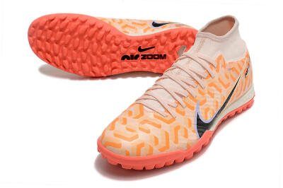 Nike Air Zoom Mercurial Superfly 9 Elite TF Football Shoes - Orange/White/Black