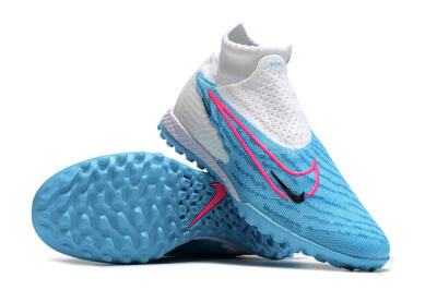 Nike Phantom GX Elite DF TF Football Shoes - Blue/Pink/White