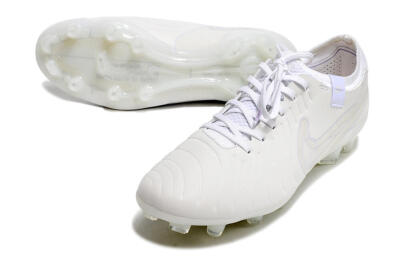 Nike Tiempo Legend 10 Elite FG Football Boots - White/Purple
