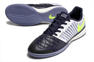Nike Lunar Gato 2 IC Football Shoes - Blue/White/Green