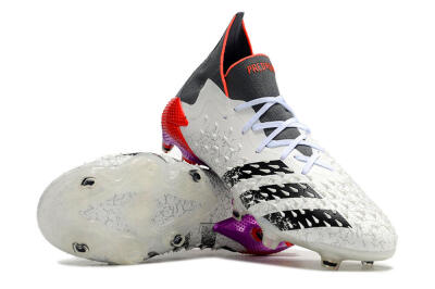 Adidas Predator Freak.1 FG Football Boots - White/Grey/Red