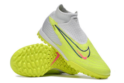 Nike Phantom GX Elite DF Link TF Football Shoes - Green/Black/White