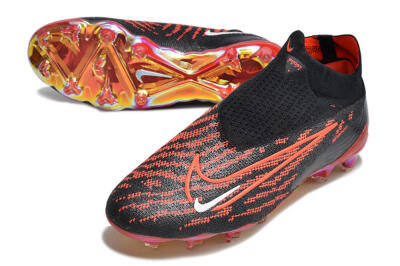 Nike Phantom GX Elite DF Link FG Football Boots - Black/Red/White