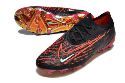 Nike Phantom GX Elite FG Football Boots - Black/Red/White