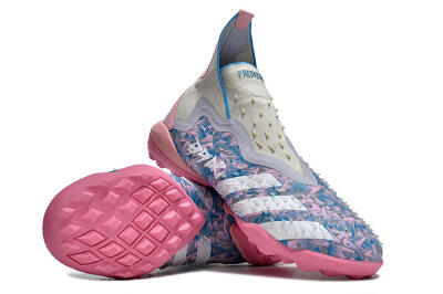 Adidas Predator Freak+ TF Football Shoes - Purple/Pink/White