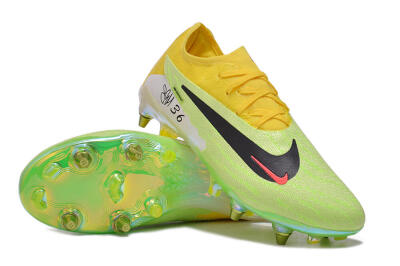 Nike Phantom GX Elite SG Football Boots - Green/Black/Yellow