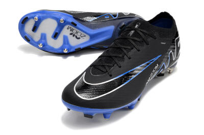 Nike Air Zoom Mercurial Vapor 15 Elite SG Football Boots - Black/Blue/White