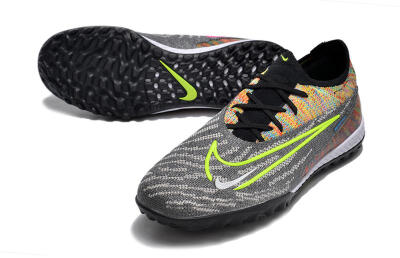 Nike Phantom GX Elite TF Football Shoes - Grey/Green/Rainbow