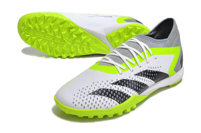 Adidas Predator Accuracy.3 TF Football Shoes - White/Black/Green/Grey