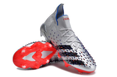 Adidas Predator Freak.1 FG Football Boots - Sliver/Black/Red