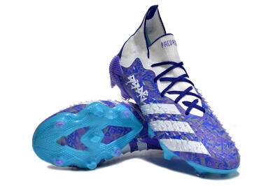 Adidas Predator Freak.1 FG Football Boots - Purple/White/Blue