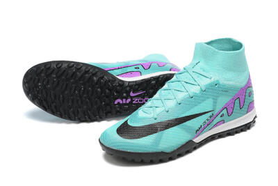 Nike Air Zoom Mercurial Superfly 9 Elite TF Football Shoes - Blue/Black/Purple