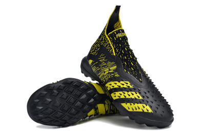 Adidas Predator Freak+ TF Football Shoes - Black/Yellow