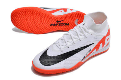 Nike Air Zoom Mercurial Superfly 9 Elite IC Football Shoes - White/Black/Red