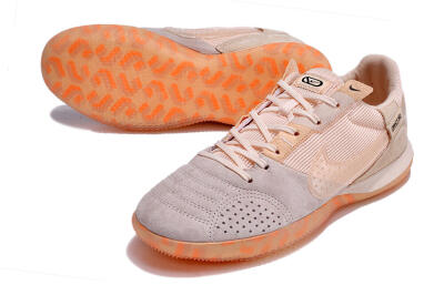 Nike Street Gato IC Football Shoes - Pink/Grey