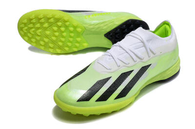 Adidas X Crazyfast.1 TF Football Shoes - Green/White/Black