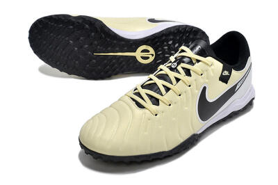 Nike Tiempo Legend 10 TF Football Shoes - Yellow/Black/White