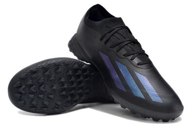 Adidas X Crazyfast.1 TF Football Shoes - Black/Purple