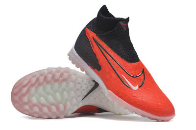 Nike Phantom GX Elite DF Link TF Football Shoes - Red/Black/White