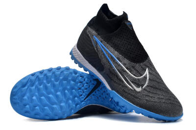 Nike Phantom GX Elite DF Link TF Football Shoes - Black/Blue/White