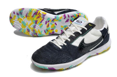 Nike StreetGato IC Football Shoes - Black/White