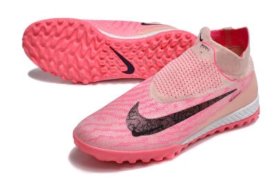 Nike Phantom GX Elite DF Link TF Football Shoes - Pink/Black/White