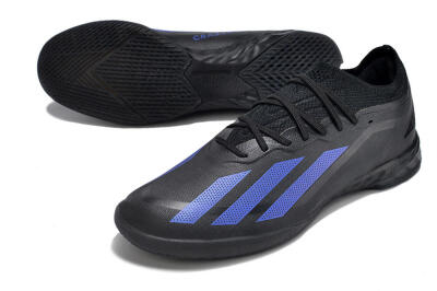 Adidas X Crazyfast.1 IC Football Shoes - Black/Blue