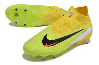 Nike Phantom GX Elite DF Link Pro SG Football Boots - Yellow/Green/Black/White