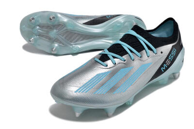 Adidas X Speedportal.1 SG Football Boots - Silver/Black/Blue