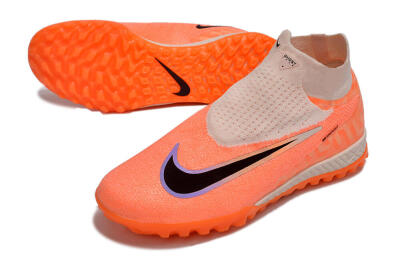 Nike Phantom GX Elite DF Link TF Football Shoes - Orange/Pink/Black/Purple