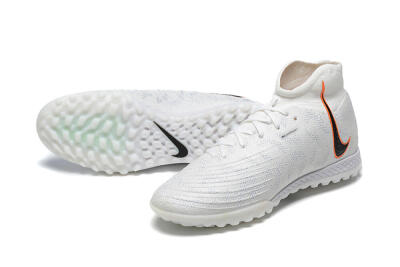 Nike Phantom GX DF Elite TF Football Shoes - White/Black/Orange
